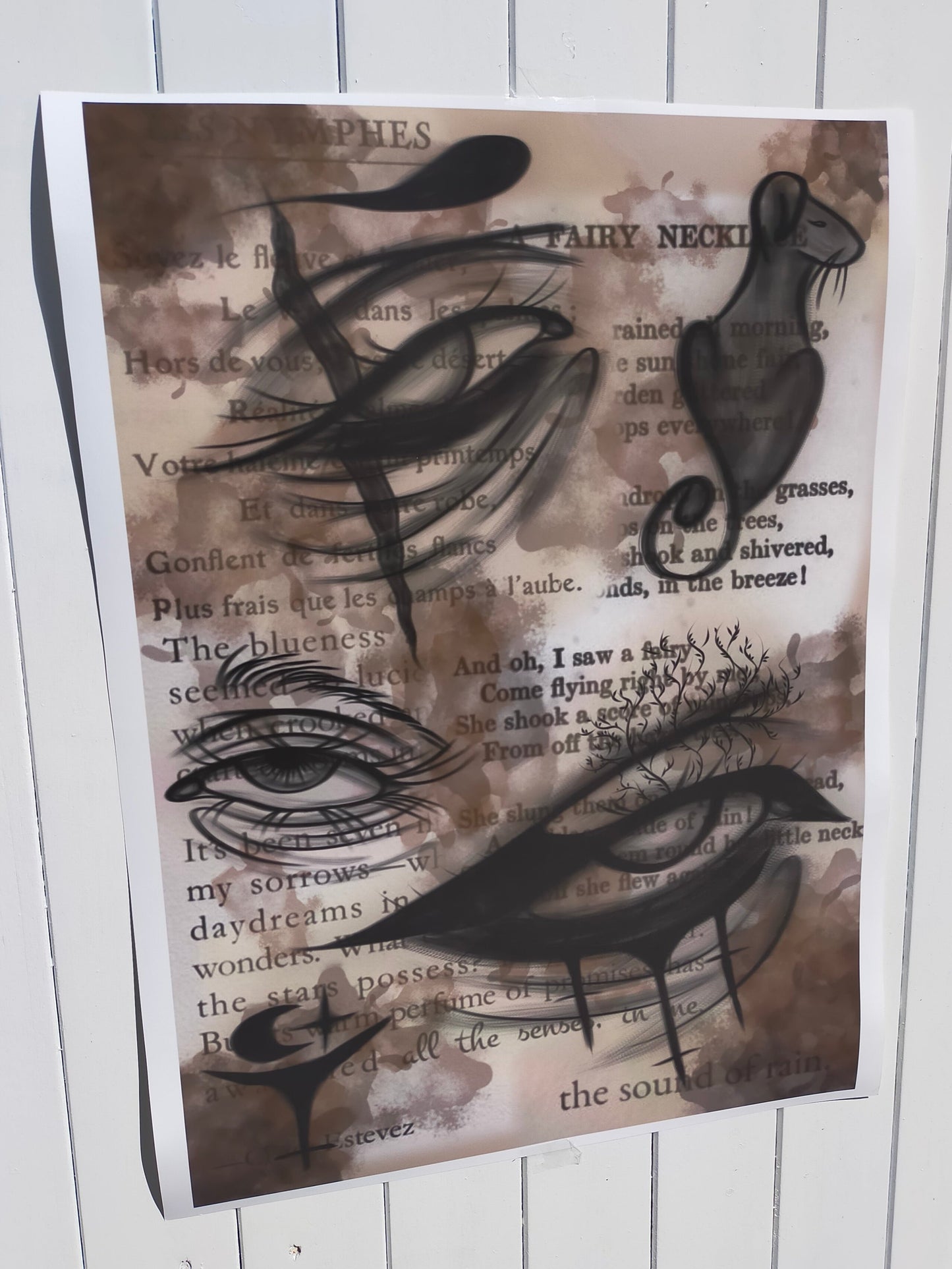 Poster aux yeux multiples
