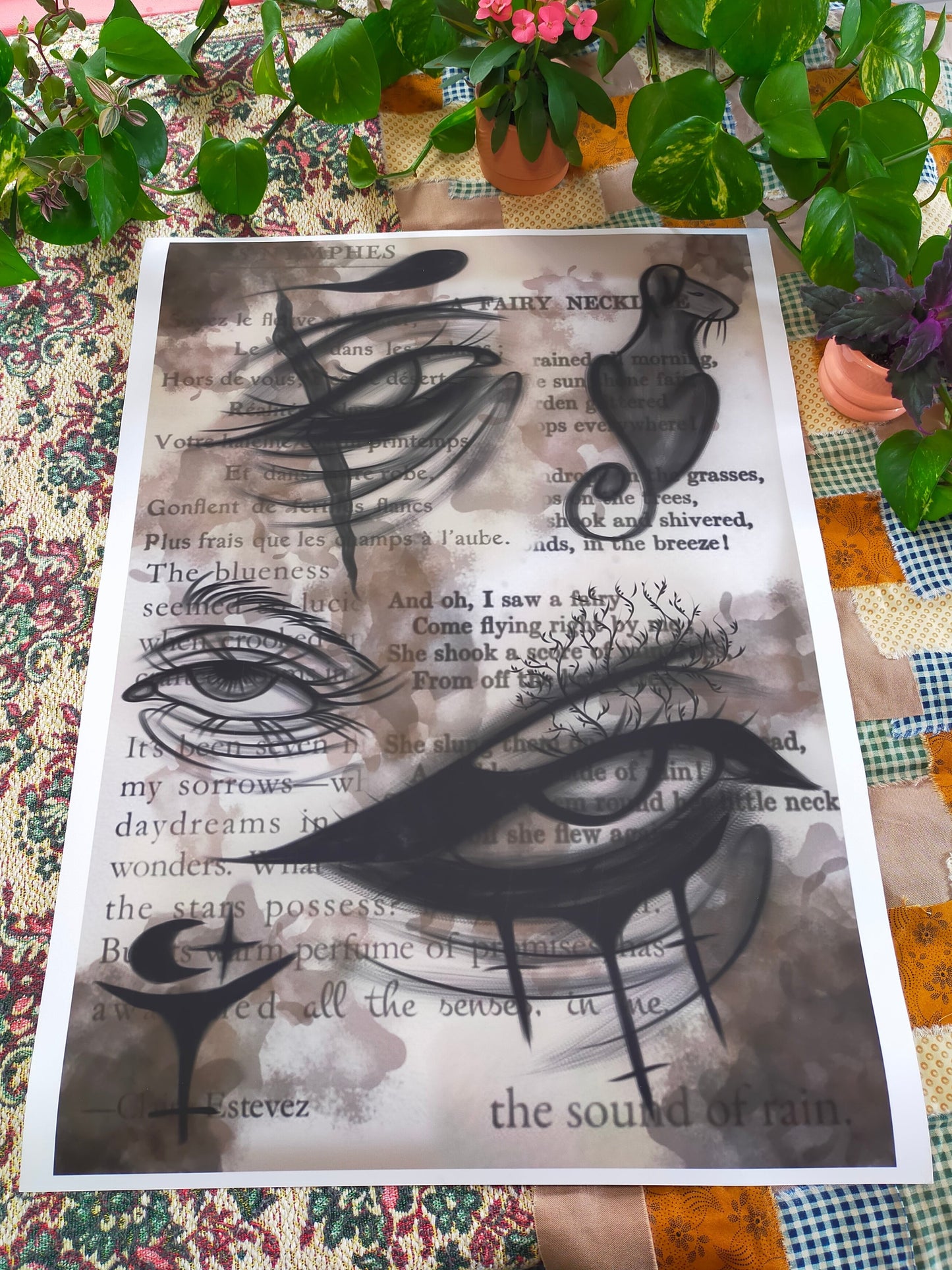 Poster aux yeux multiples