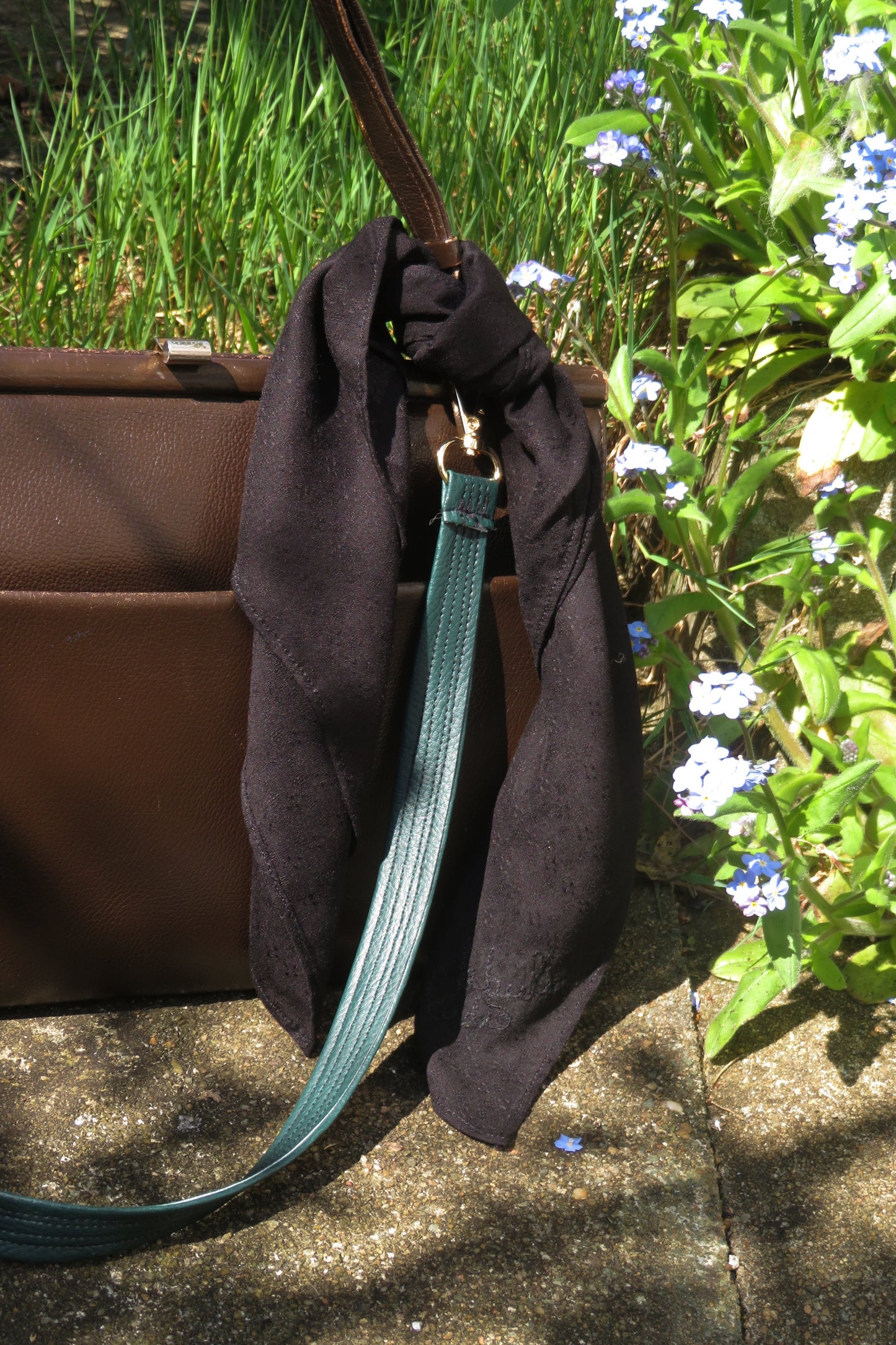 Foulard Jackard Noir